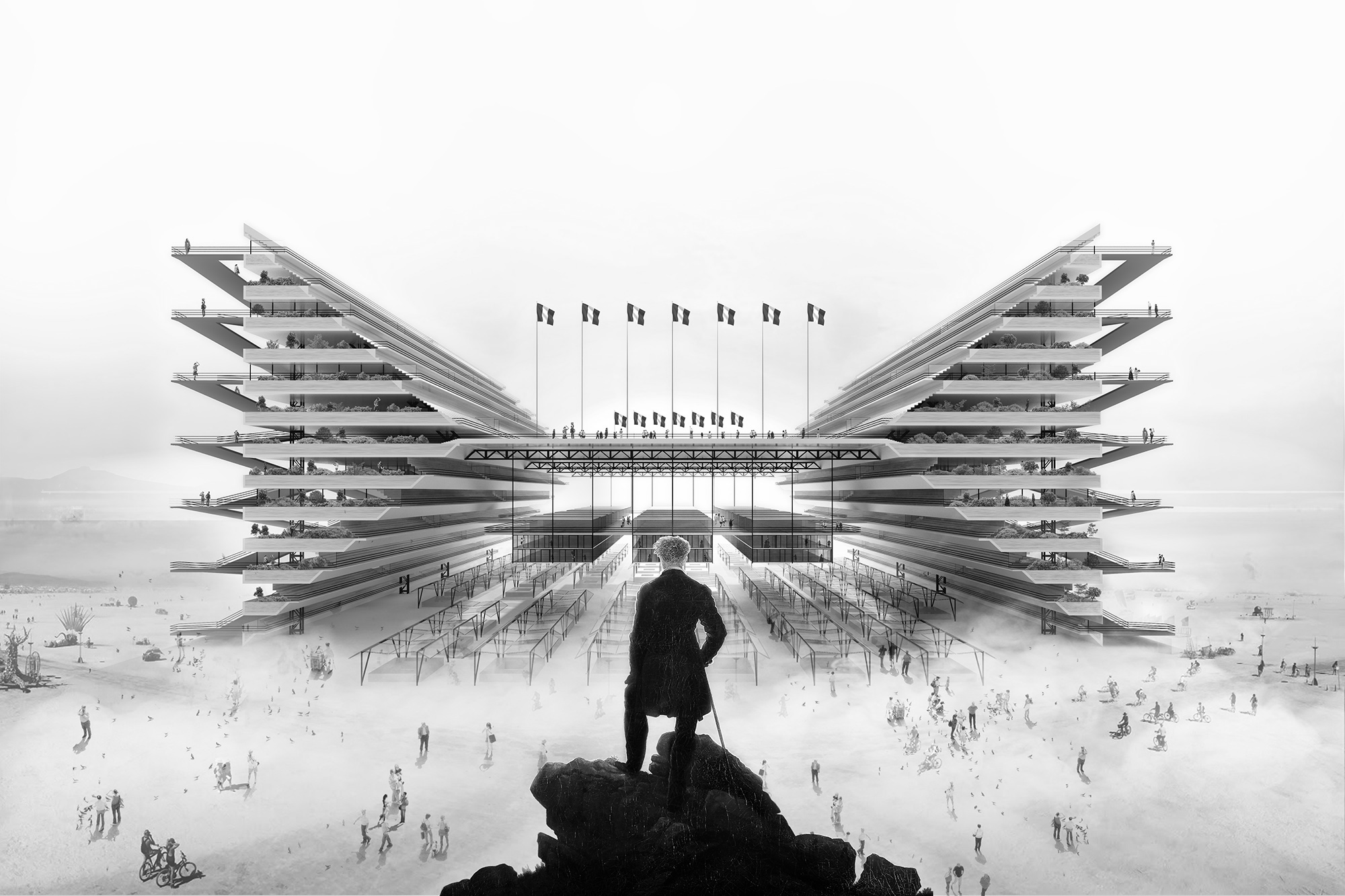 Above the Sea of Waste